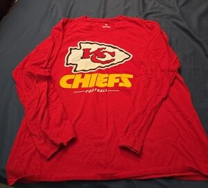 Fanatics Red Kansas City Chiefs Graphic Long Sleeve Tee